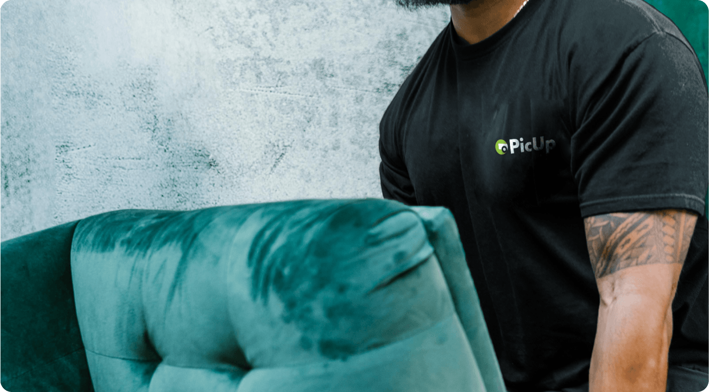 PicUp moving and delivery service in Brisbane - professional haulers with van and truck for on-demand moving, delivery, and junk removal services